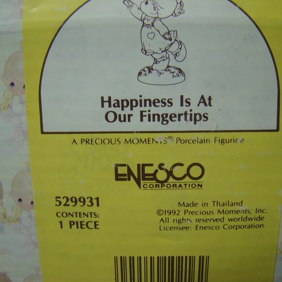 Precious Moments "Happiness Is At Our Fingertips" 529931 Signed Sam Butcher - Picture 7 of 14